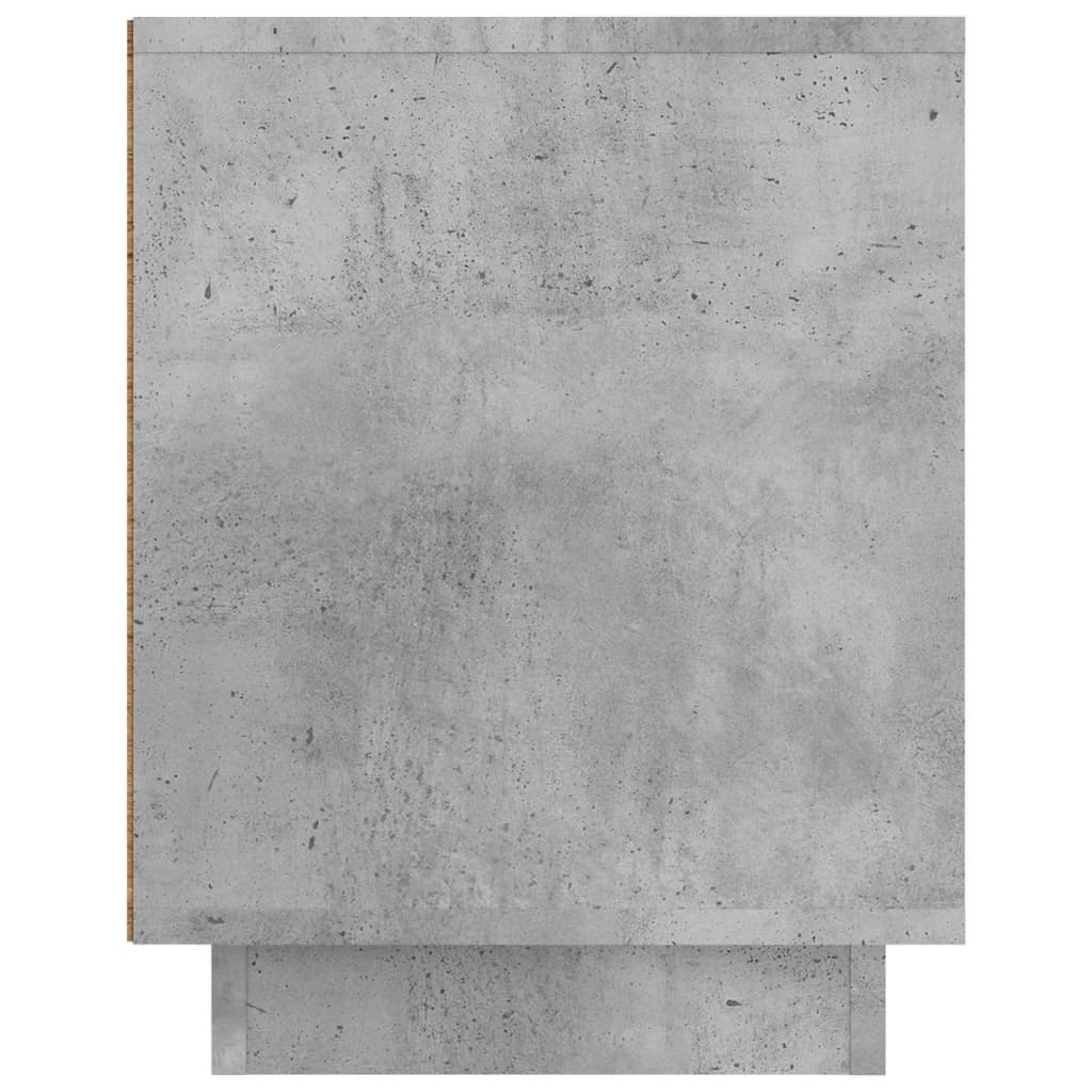 betonszürke szerelt fa TV-szekrény 80x35x45 cm
