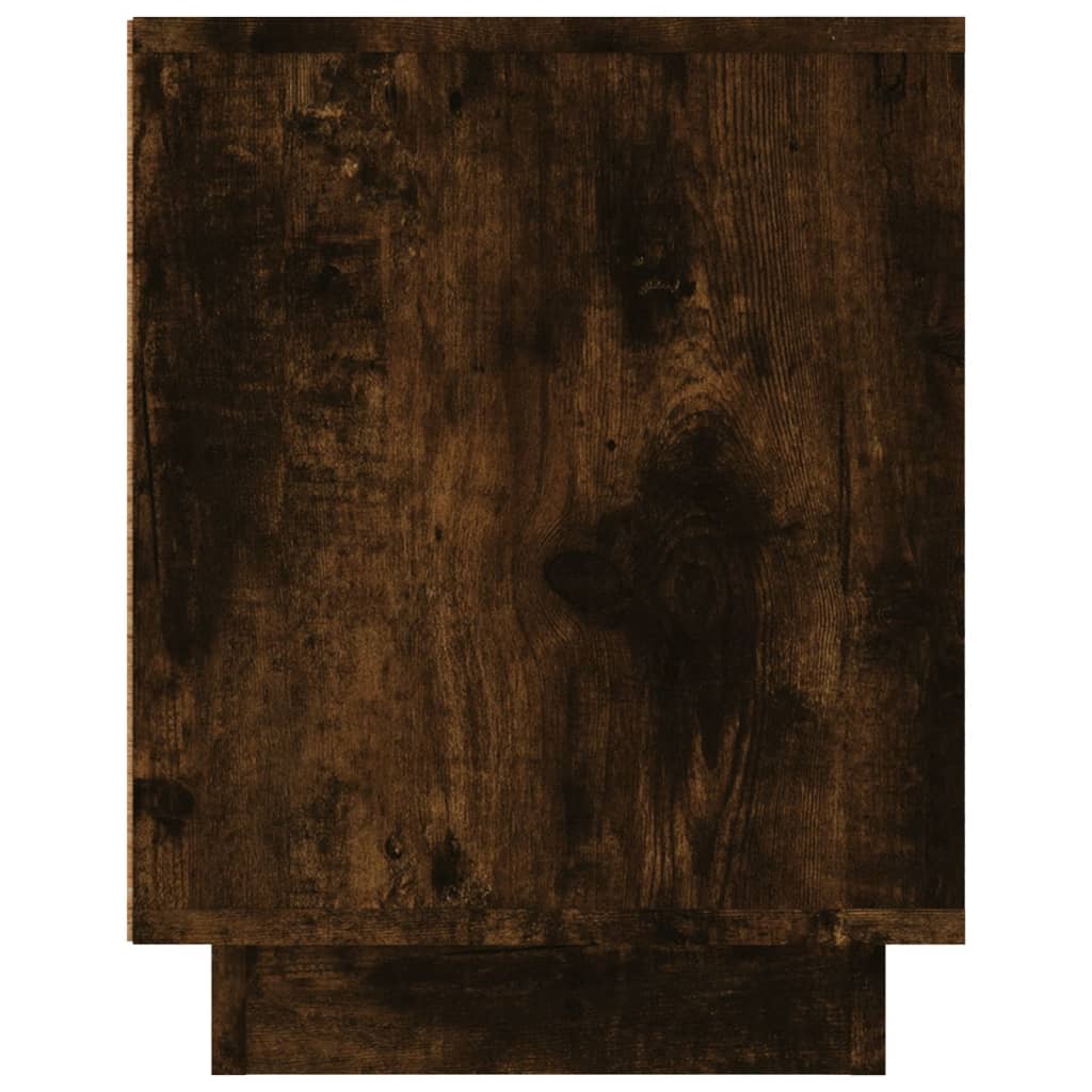 füstös tölgy színű szerelt fa TV-szekrény 80x35x45 cm
