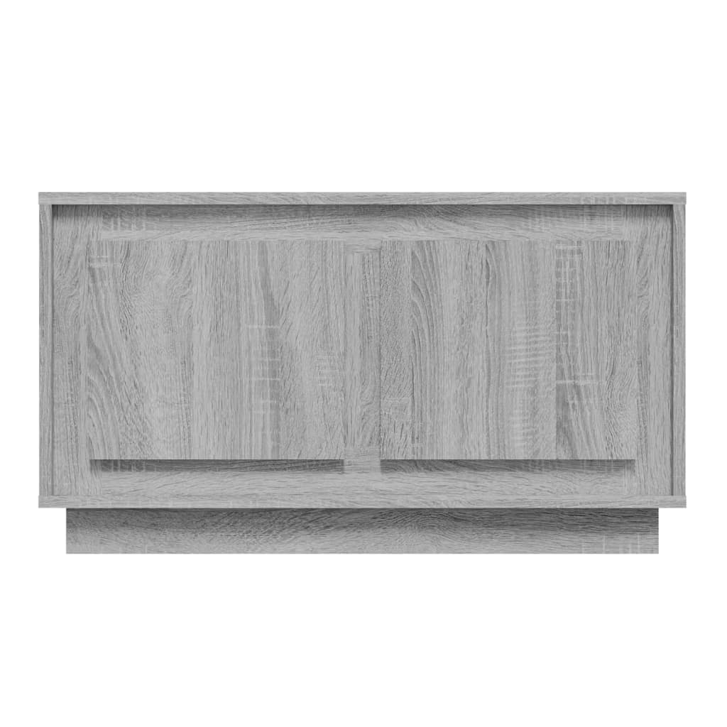 szürke sonoma színű szerelt fa TV-szekrény 80x35x45 cm
