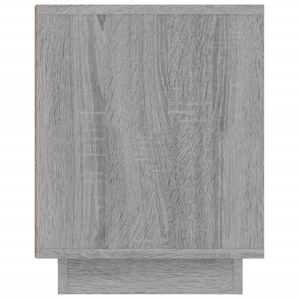 szürke sonoma színű szerelt fa TV-szekrény 102x35x45 cm