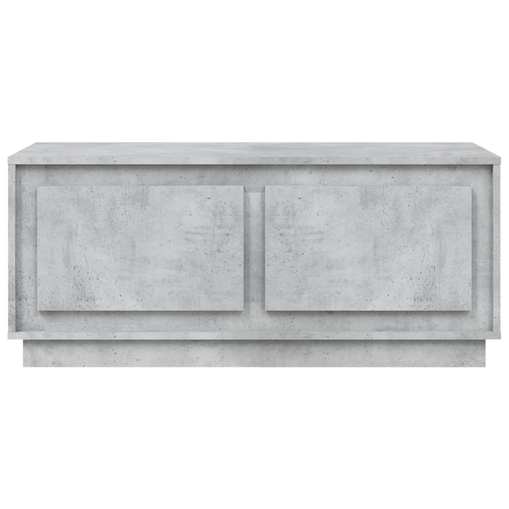 betonszürke szerelt fa dohányzóasztal 102x50x44 cm