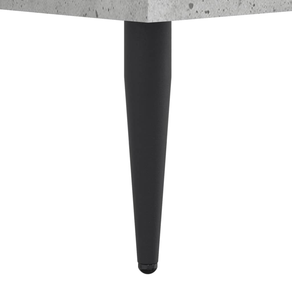 betonszürke szerelt fa ágykeret 200 x 200 cm