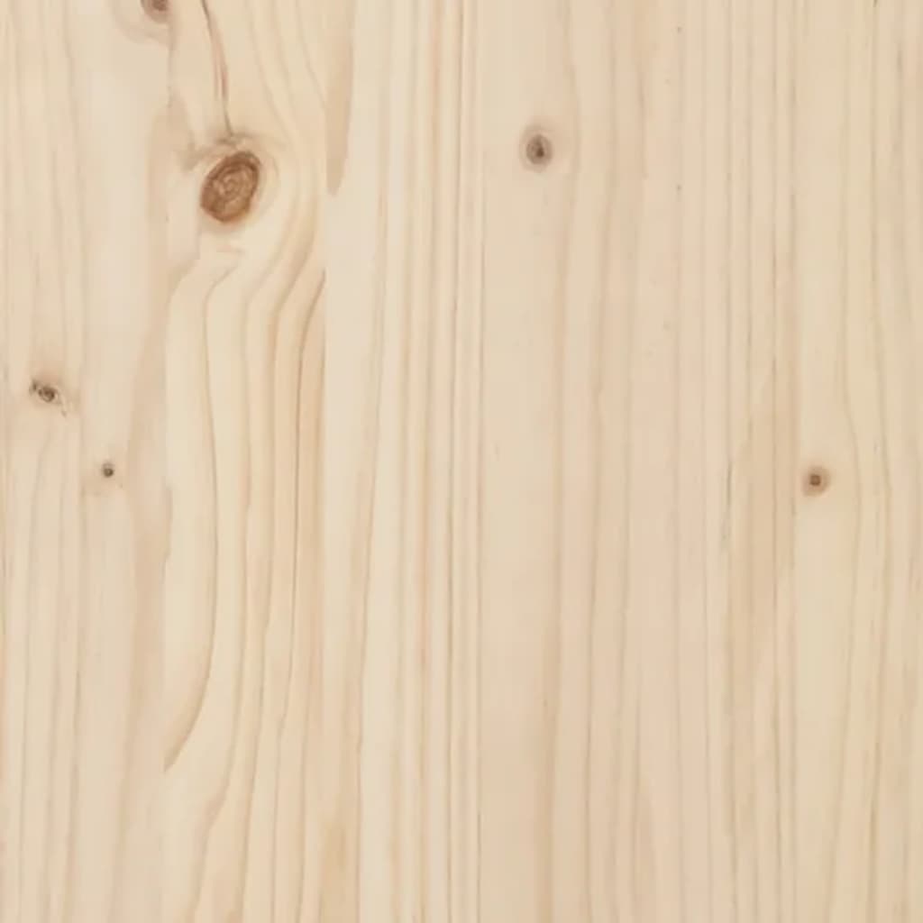 2 db tömör fenyőfa kerti lábzsámoly párnával
