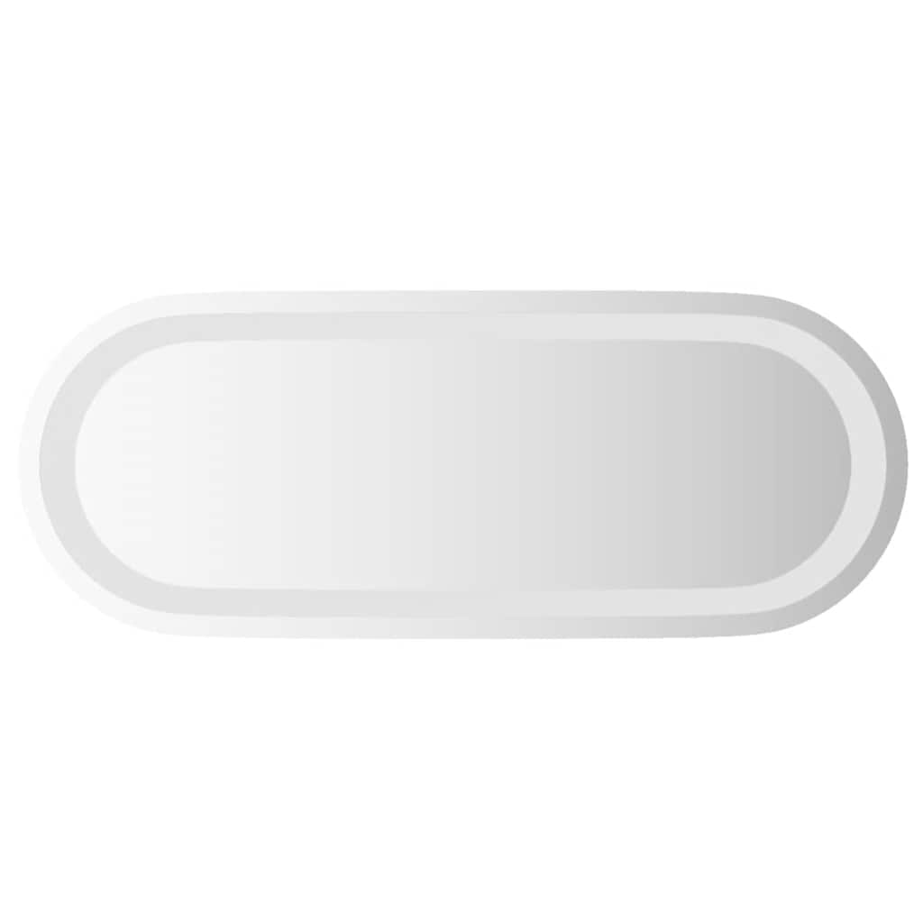 ovális LED-es fürdőszobai tükör 50 x 20 cm