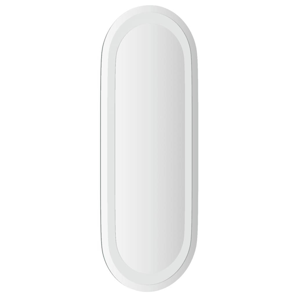 ovális LED-es fürdőszobai tükör 50 x 20 cm