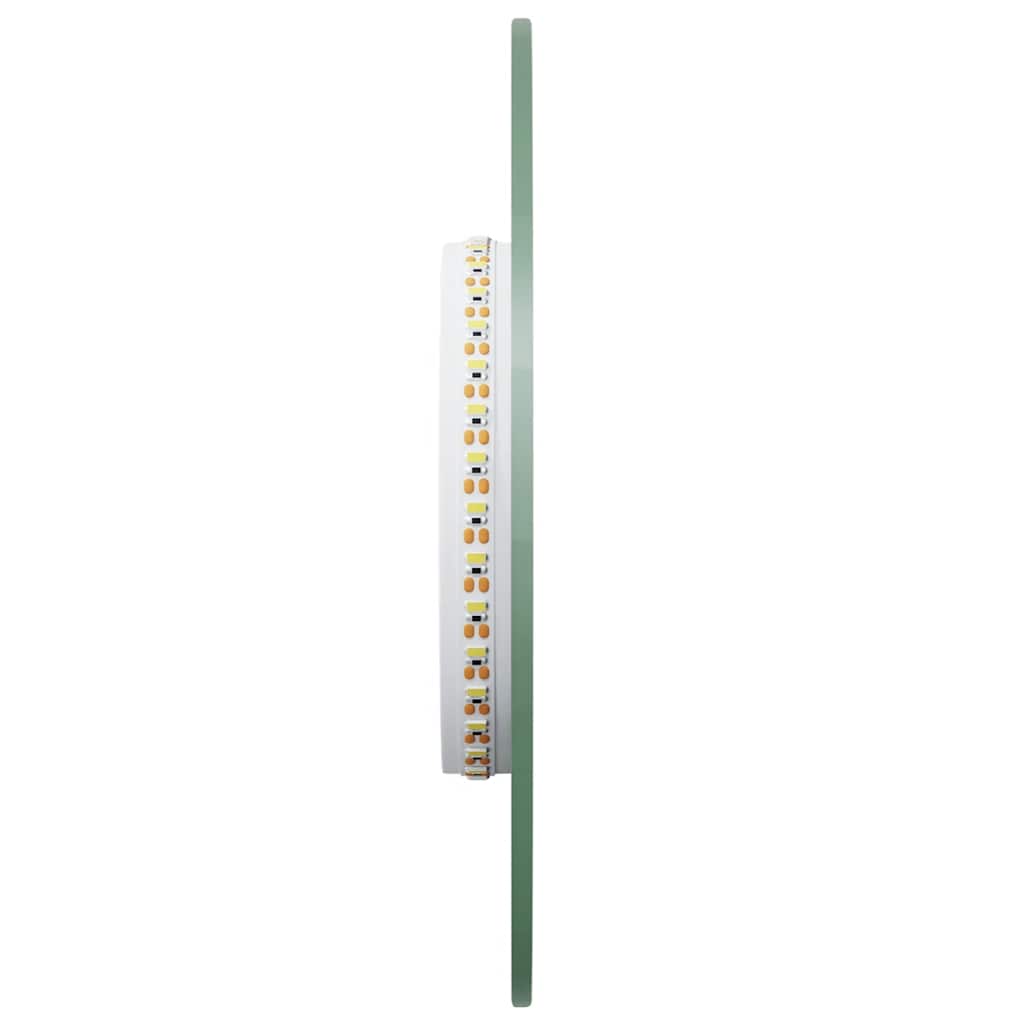 ovális LED-es fürdőszobai tükör 50 x 20 cm