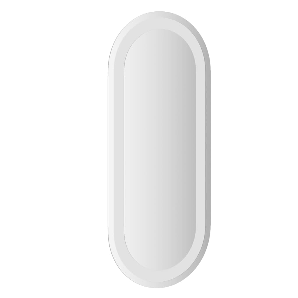ovális LED-es fürdőszobai tükör 60 x 25 cm