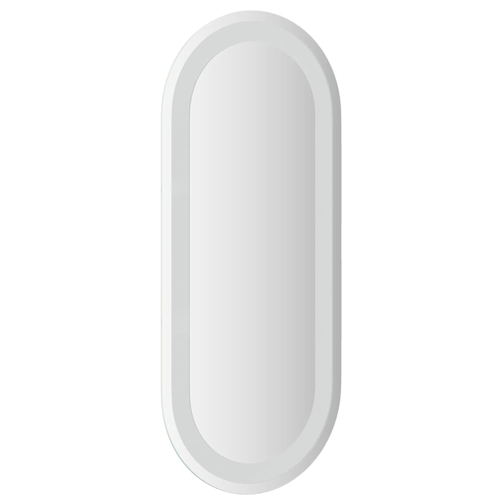 ovális LED-es fürdőszobai tükör 70 x 30 cm