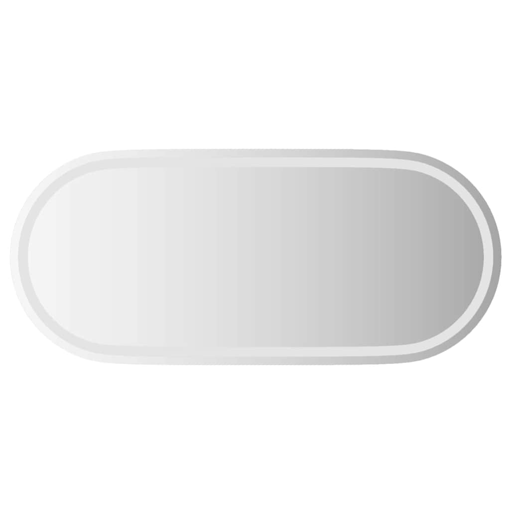 ovális LED-es fürdőszobai tükör 100 x 45 cm