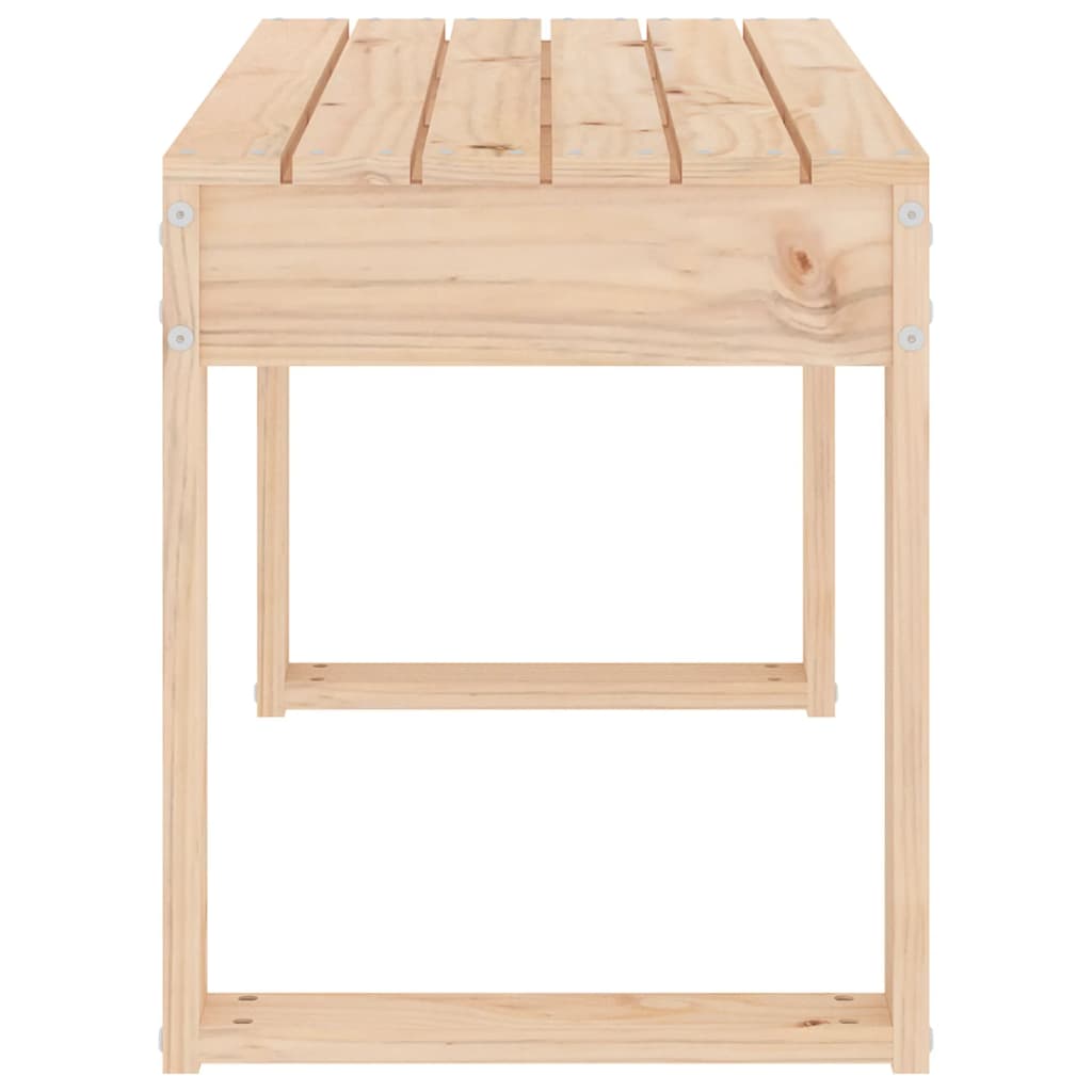 tömör fenyőfa kerti pad 80 x 38 x 45 cm
