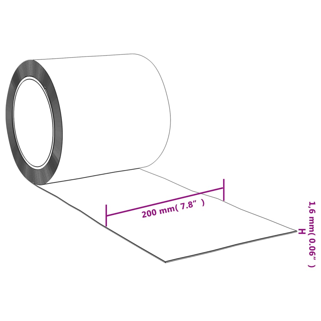 átlátszó PVC ajtófüggöny 200 mm x 1,6 mm 10 m