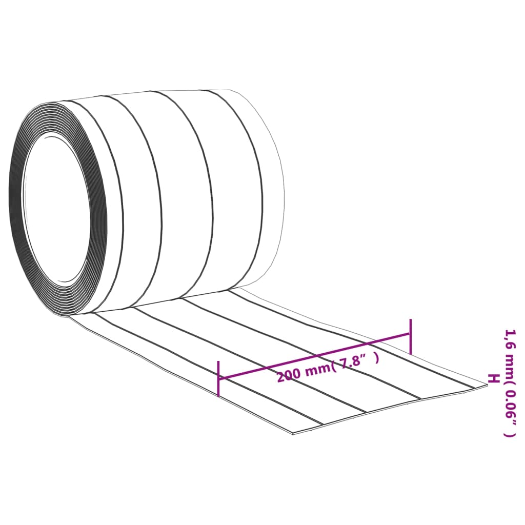 átlátszó PVC ajtófüggöny 200 mm x 1,6 mm 25 m