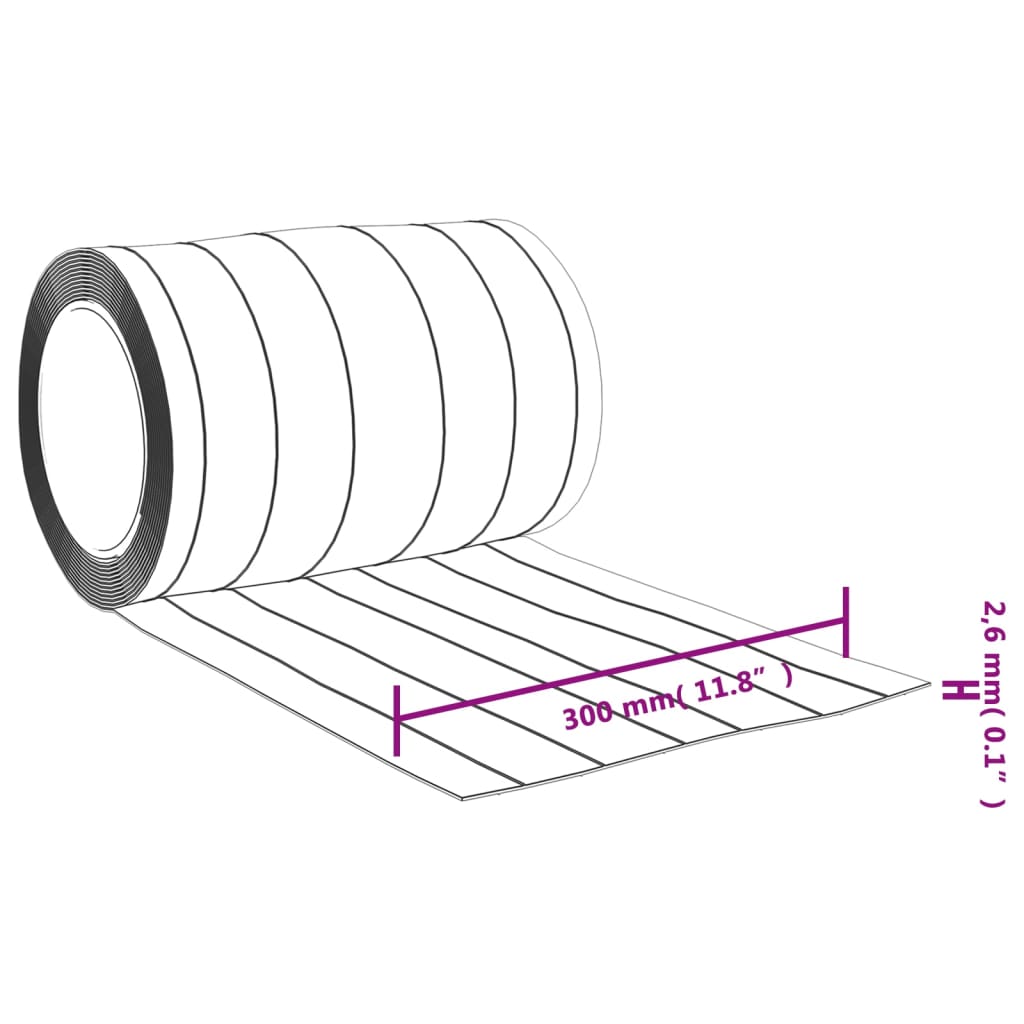 átlátszó PVC ajtófüggöny 300 mm x 2,6 mm 25 m