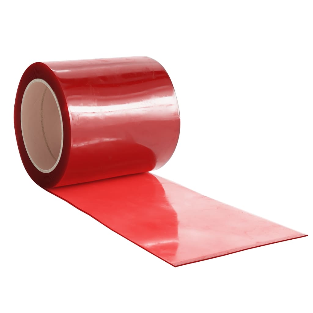 piros PVC ajtófüggöny 200 mm x 1,6 mm 10 m