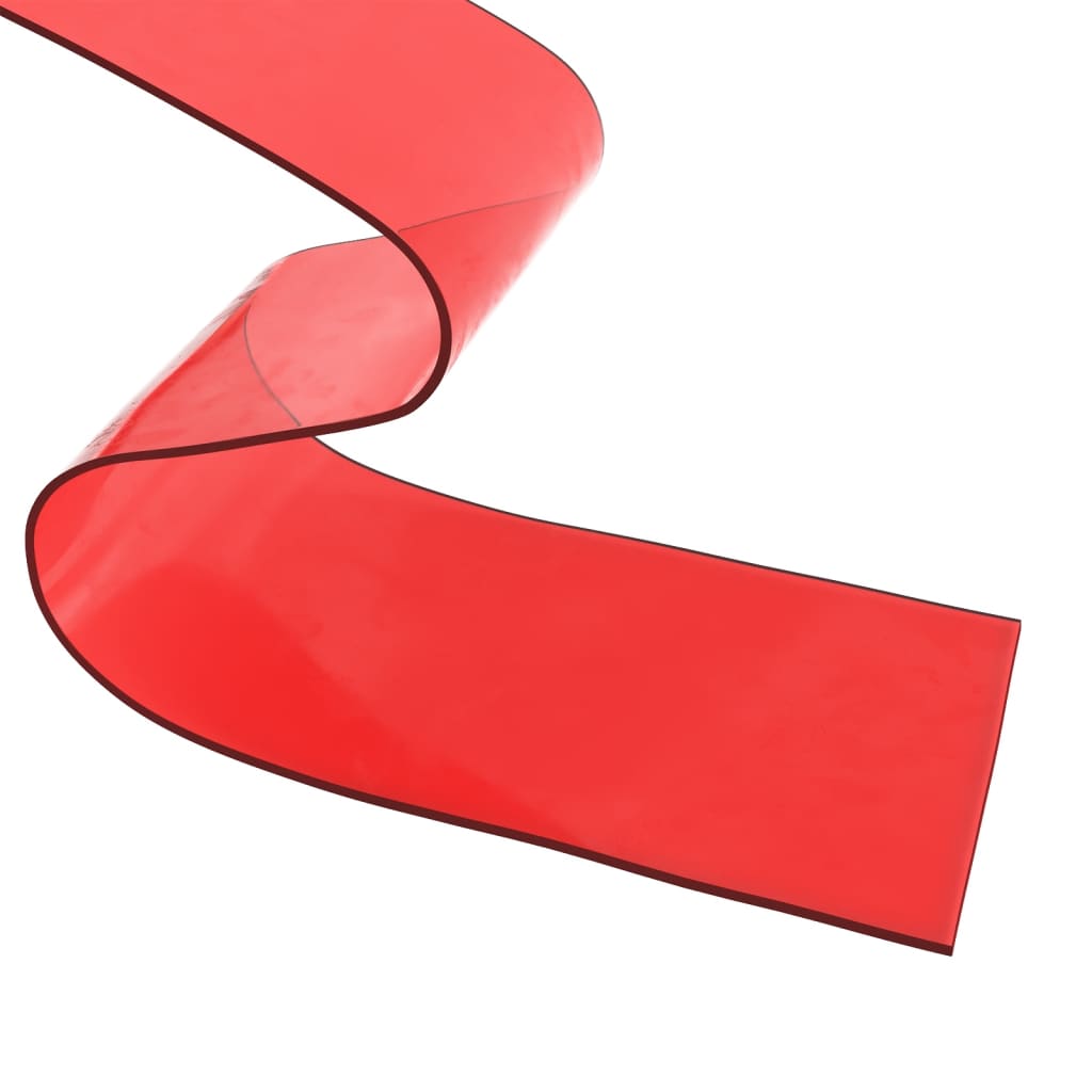 piros PVC ajtófüggöny 200 mm x 1,6 mm 10 m
