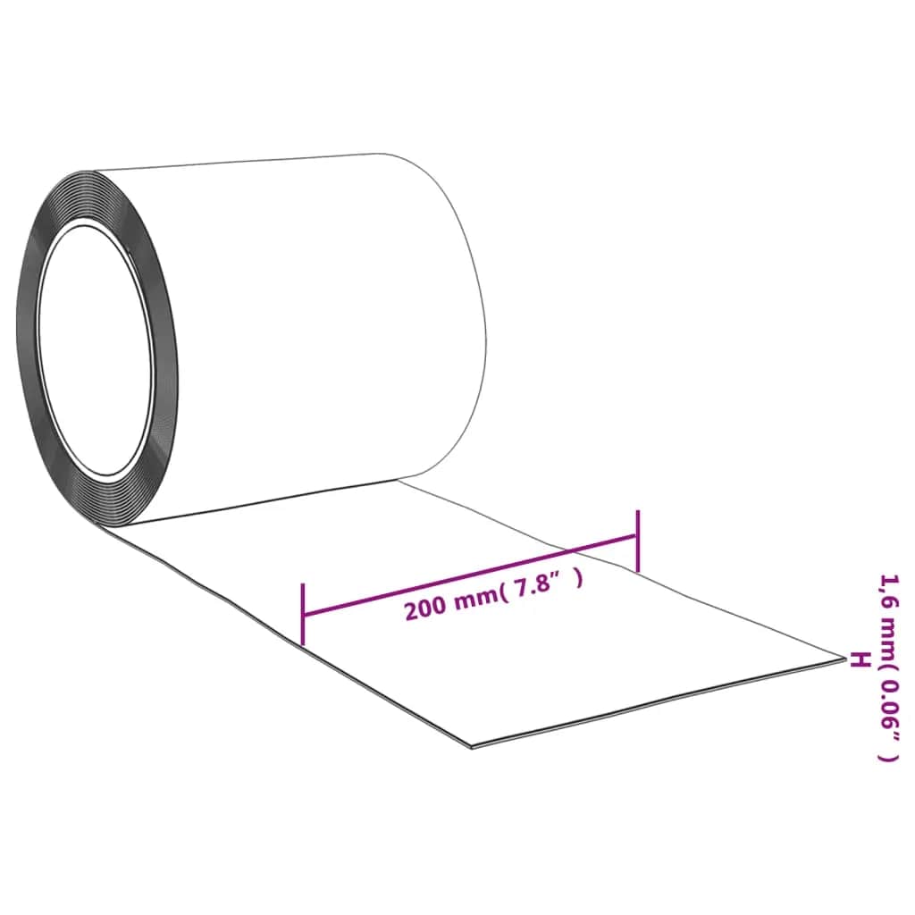 kék PVC ajtófüggöny 200 mm x 1,6 mm 10 m