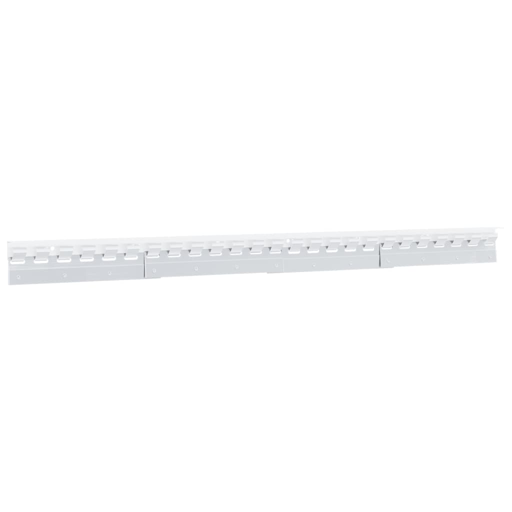 4 db ezüst rozsdamentes acél összekötő lemez 28 cm