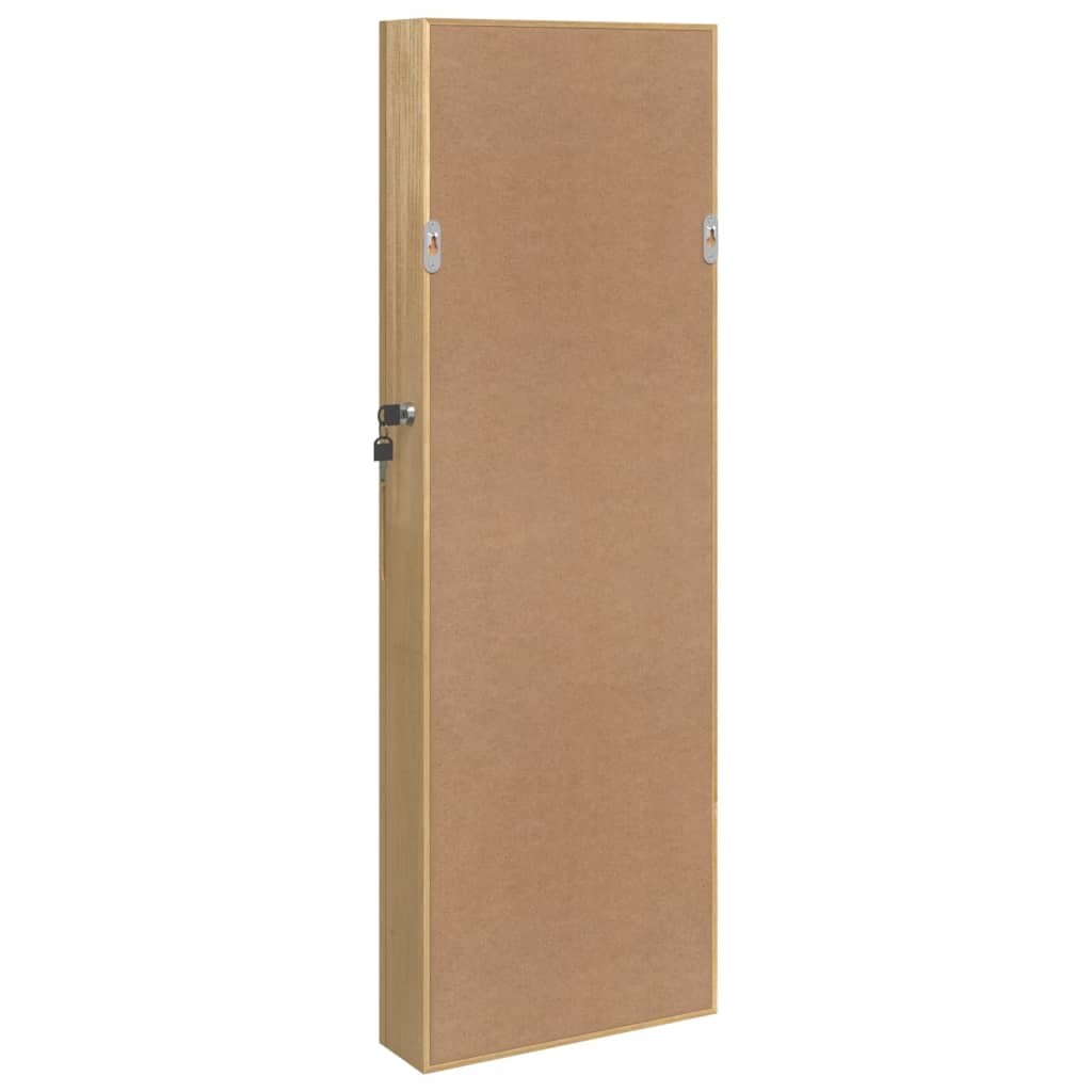falra szerelhető tükrös ékszerszekrény 30x8,5x90 cm