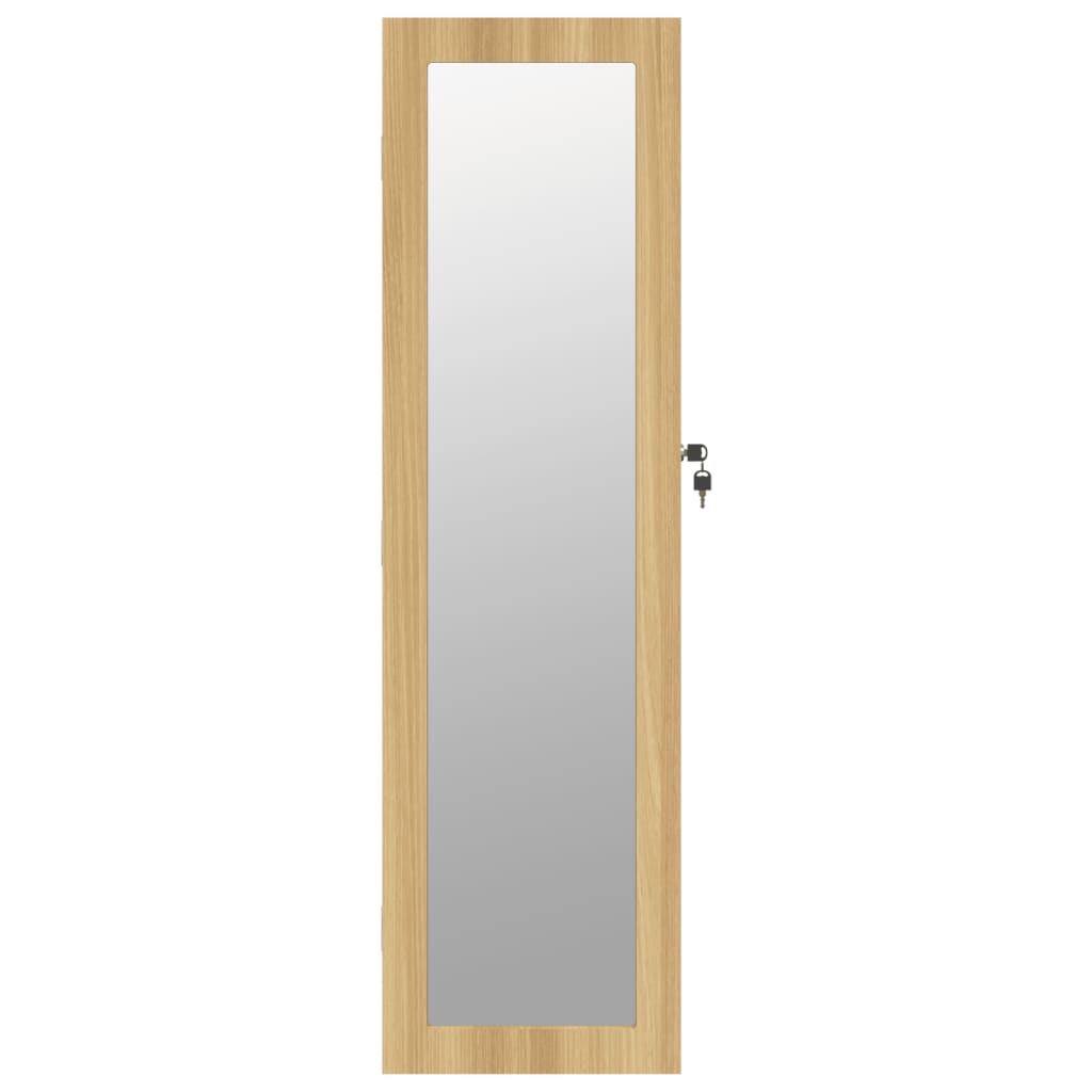 falra szerelhető tükrös ékszerszekrény 30x8,5x106 cm