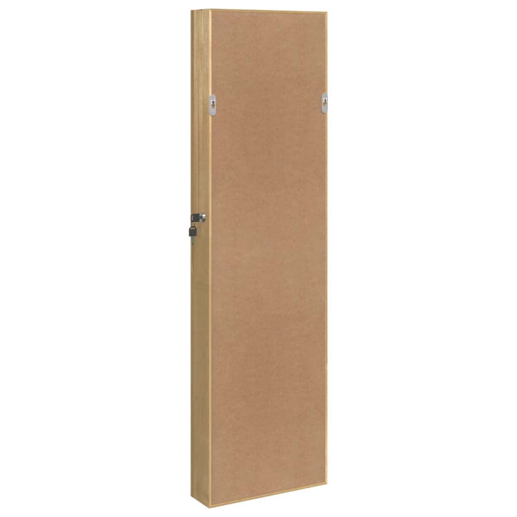 falra szerelhető tükrös ékszerszekrény 30x8,5x106 cm