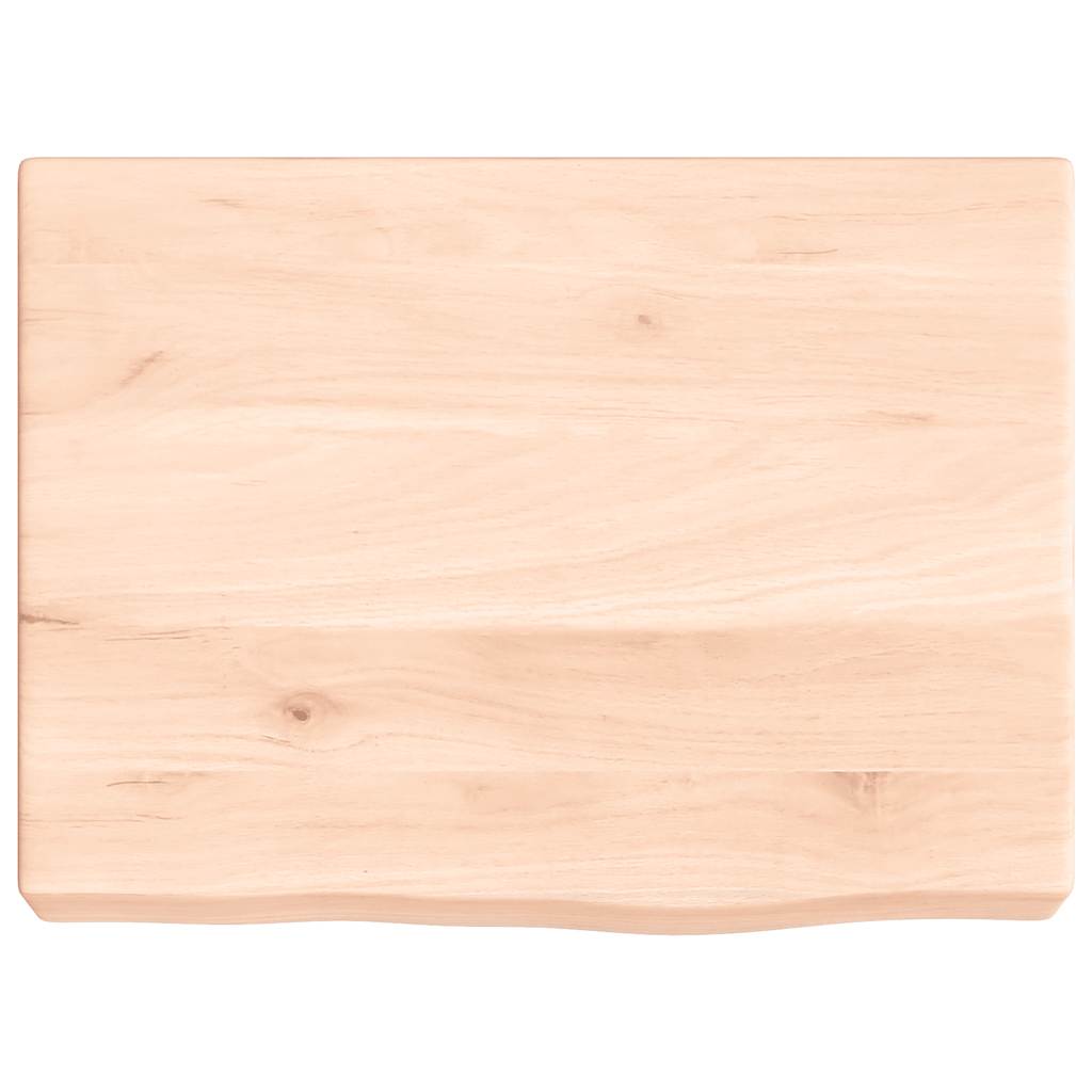 kezeletlen tömör tölgyfa fali polc 40x30x(2-6) cm