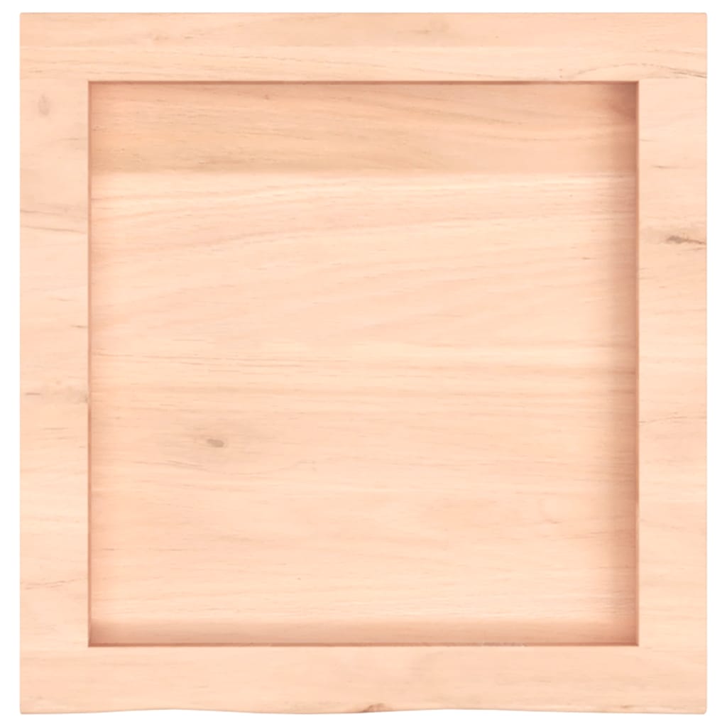 kezeletlen tömör tölgyfa fali polc 40x40x(2-4) cm
