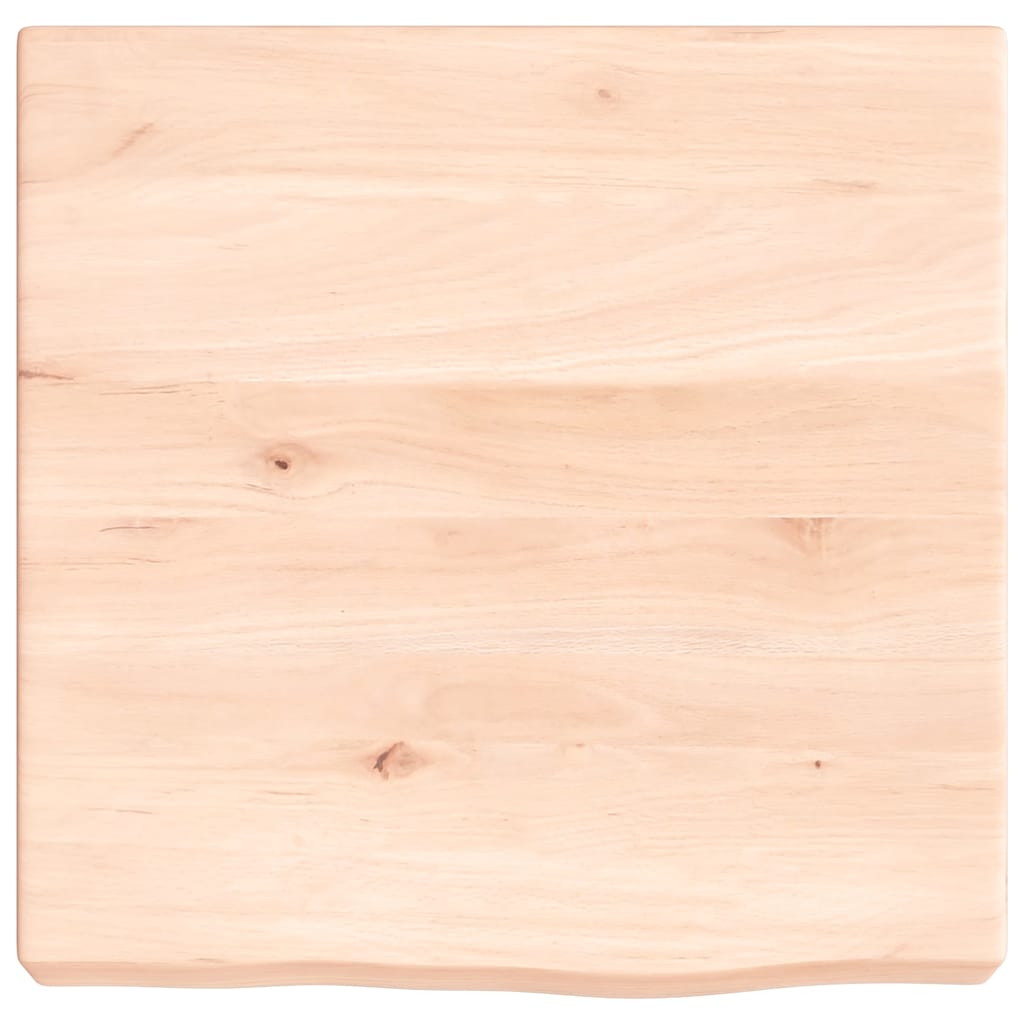 kezeletlen tömör tölgyfa fali polc 40x40x(2-6) cm
