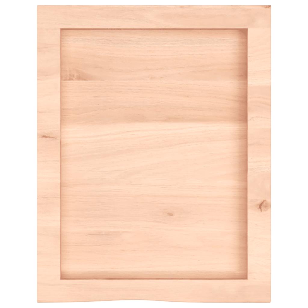 kezeletlen tömör tölgyfa fali polc 40x50x(2-4) cm