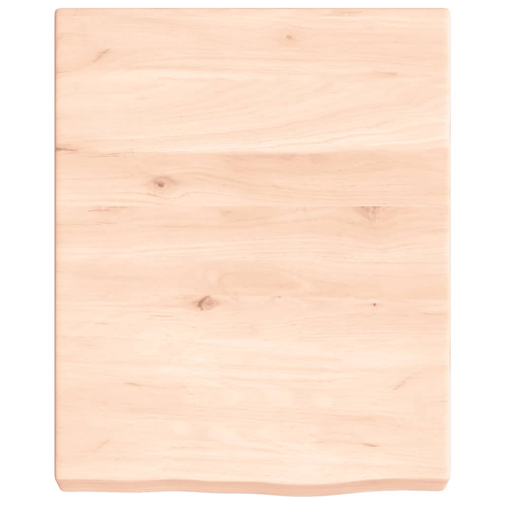 kezeletlen tömör tölgyfa fali polc 40x50x(2-6) cm