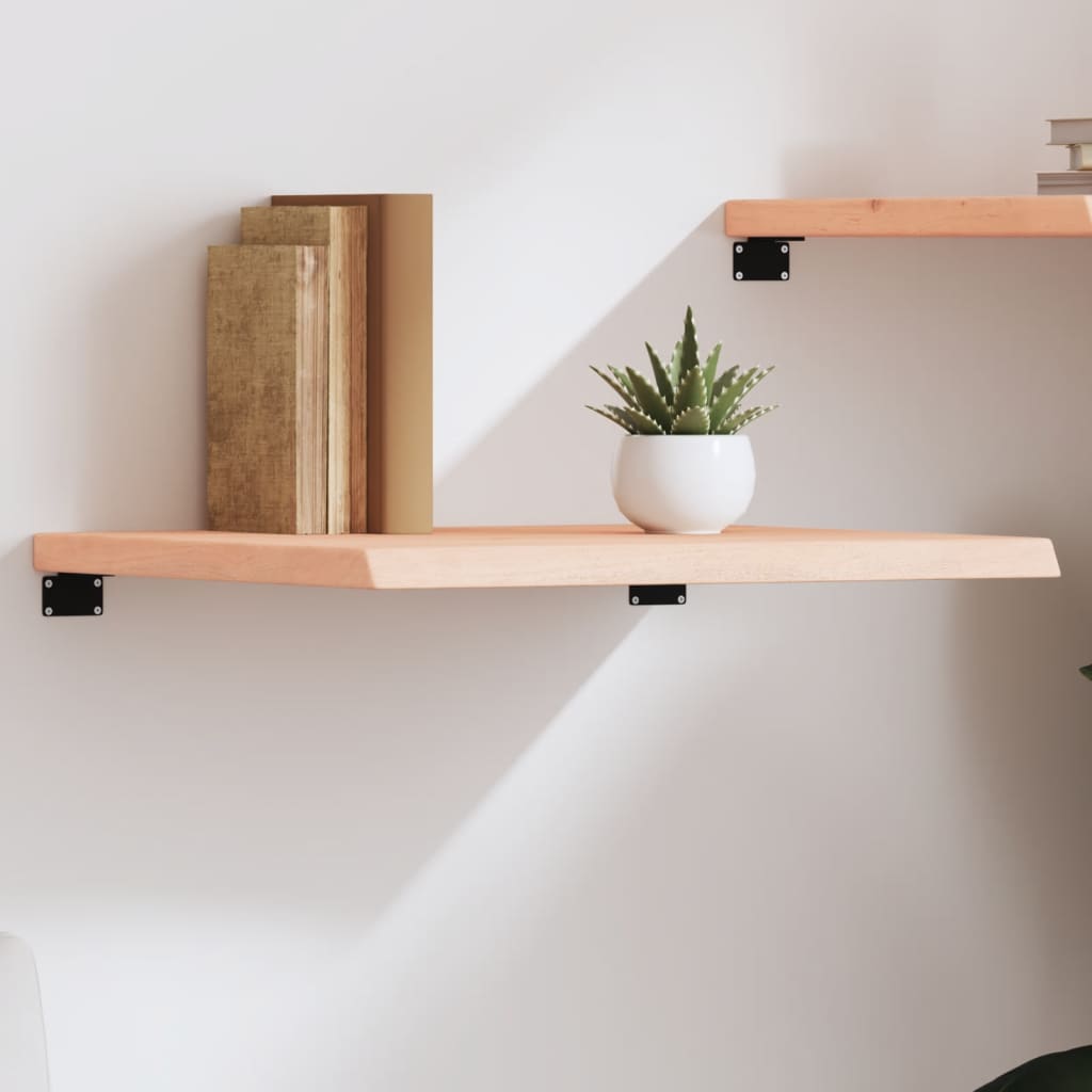 kezeletlen tömör tölgyfa fali polc 60x50x(2-4) cm