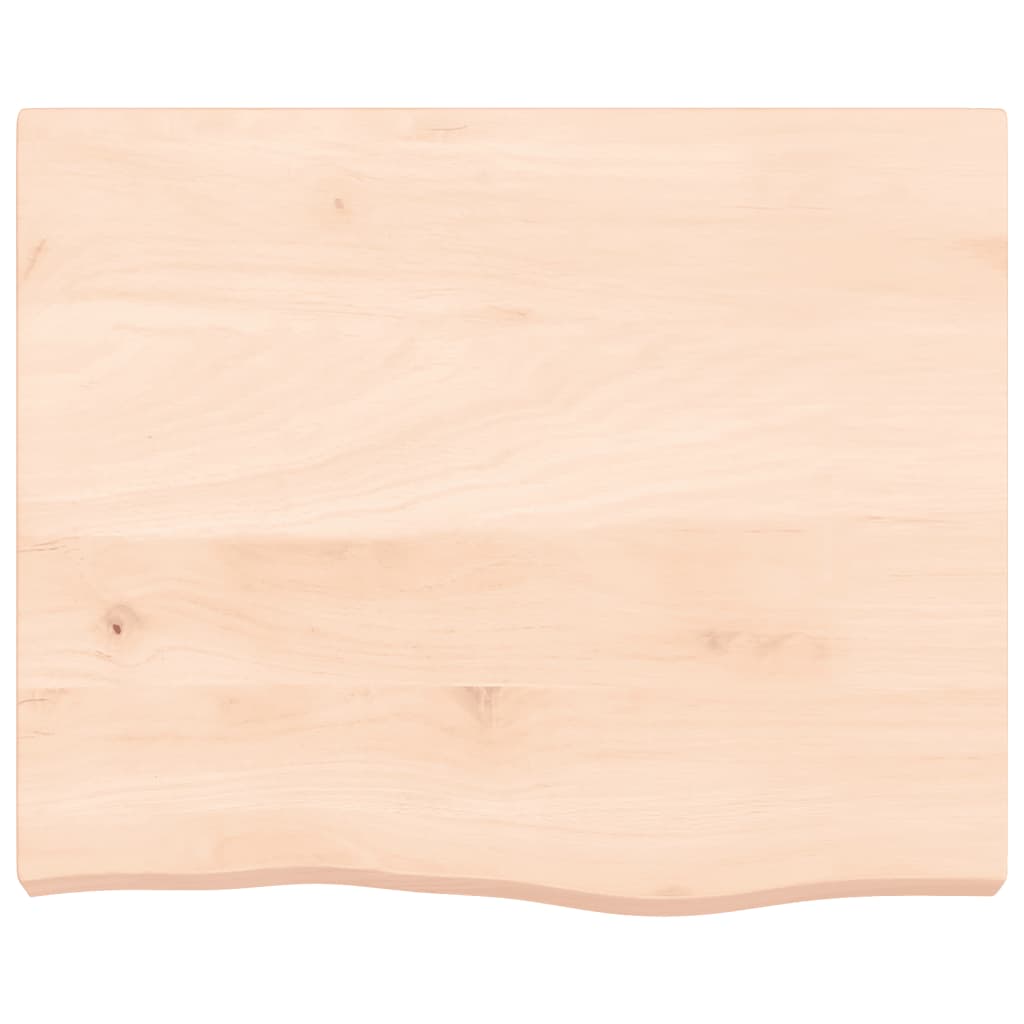 kezeletlen tömör tölgyfa fali polc 60x50x(2-6) cm