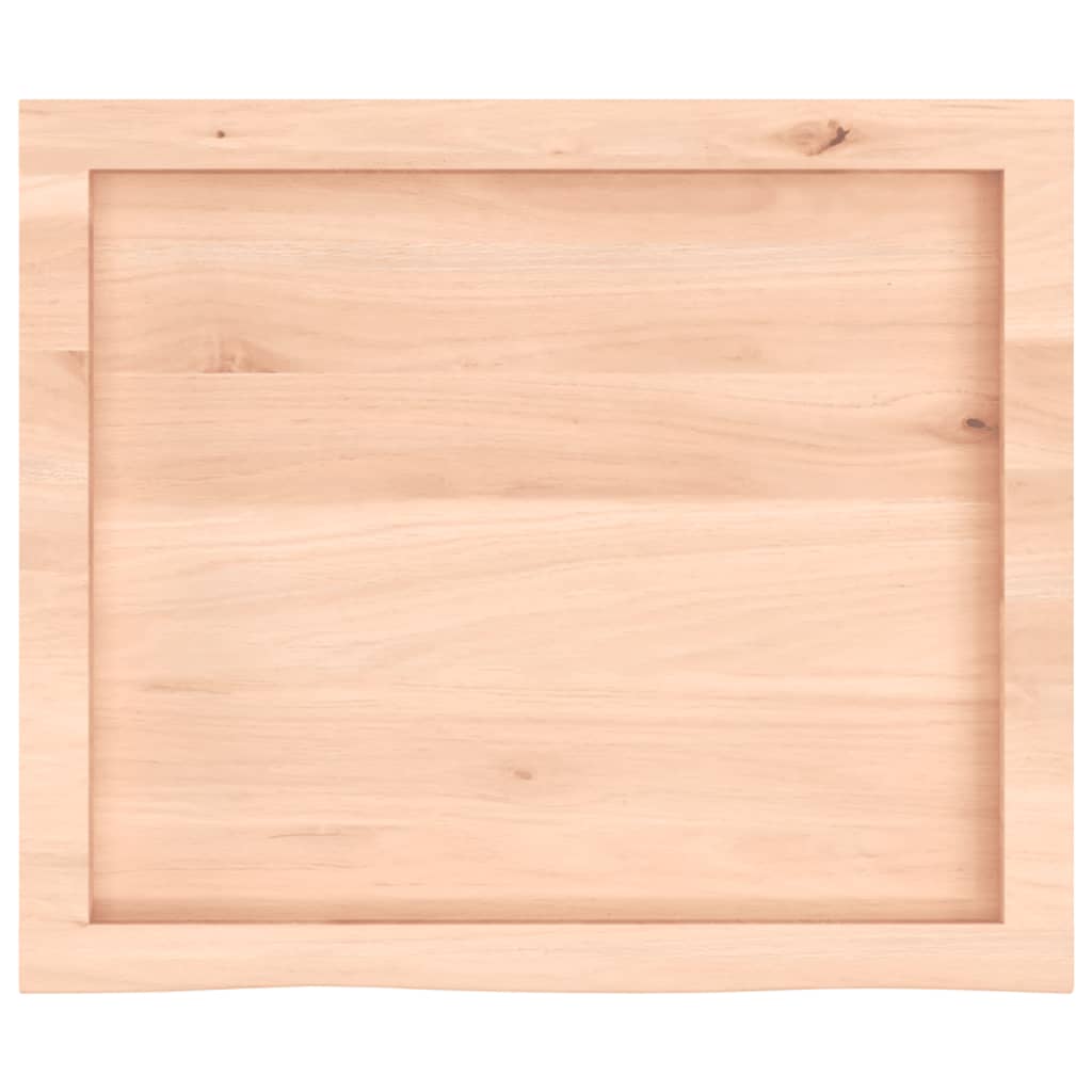 kezeletlen tömör tölgyfa fali polc 60x50x(2-6) cm