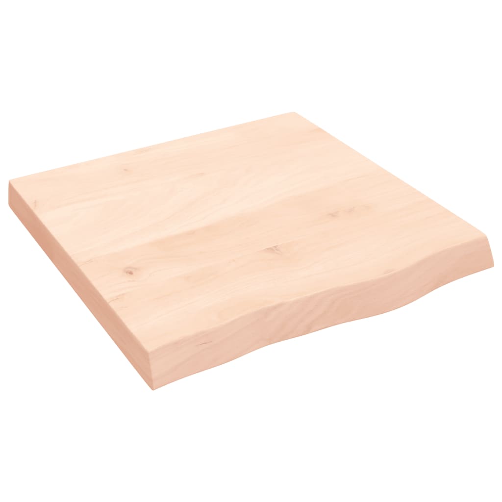 kezeletlen tömör tölgyfa fali polc 60x60x(2-6) cm
