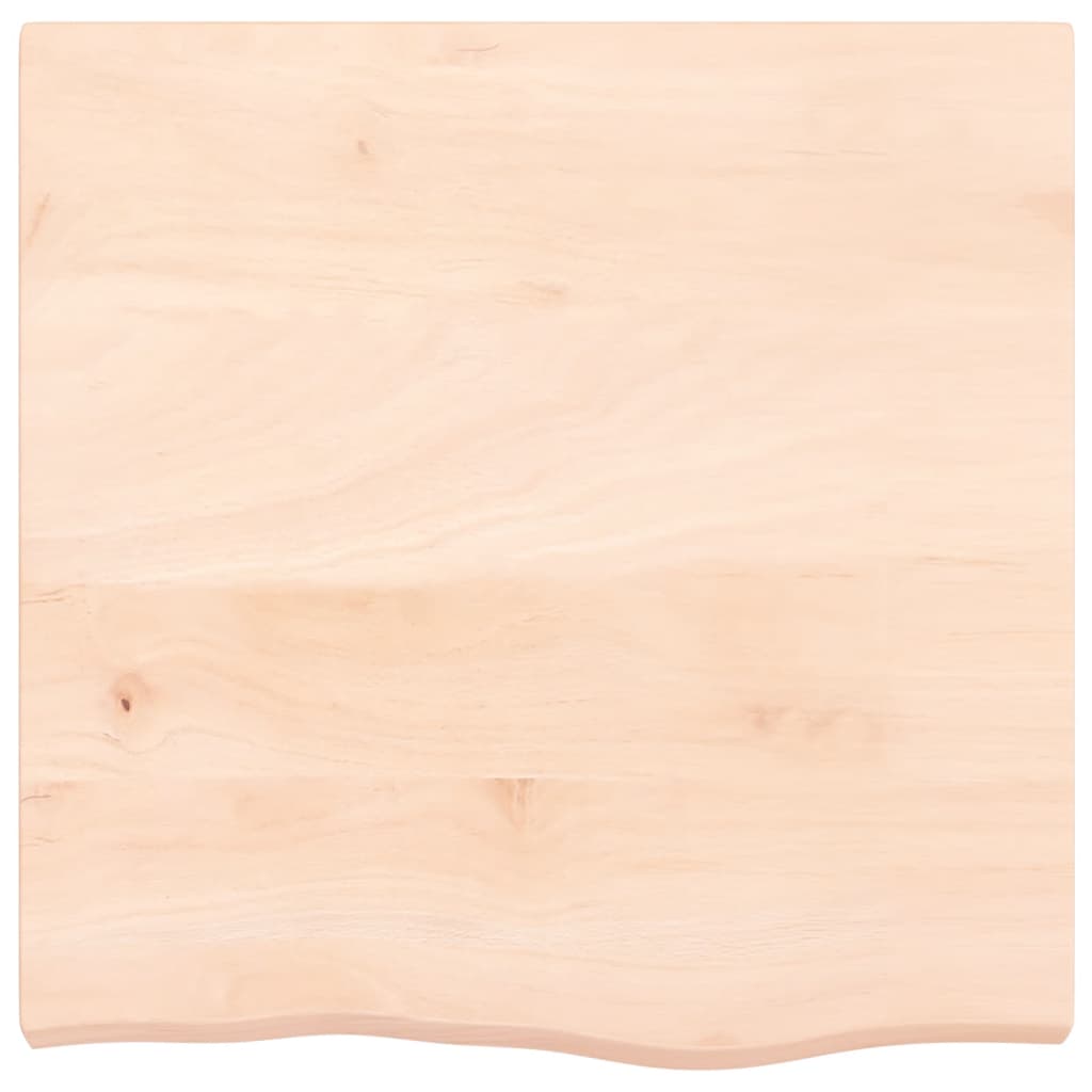 kezeletlen tömör tölgyfa fali polc 60x60x(2-6) cm