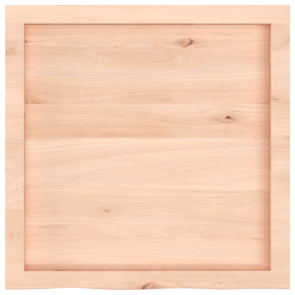 kezeletlen tömör tölgyfa fali polc 60x60x(2-6) cm