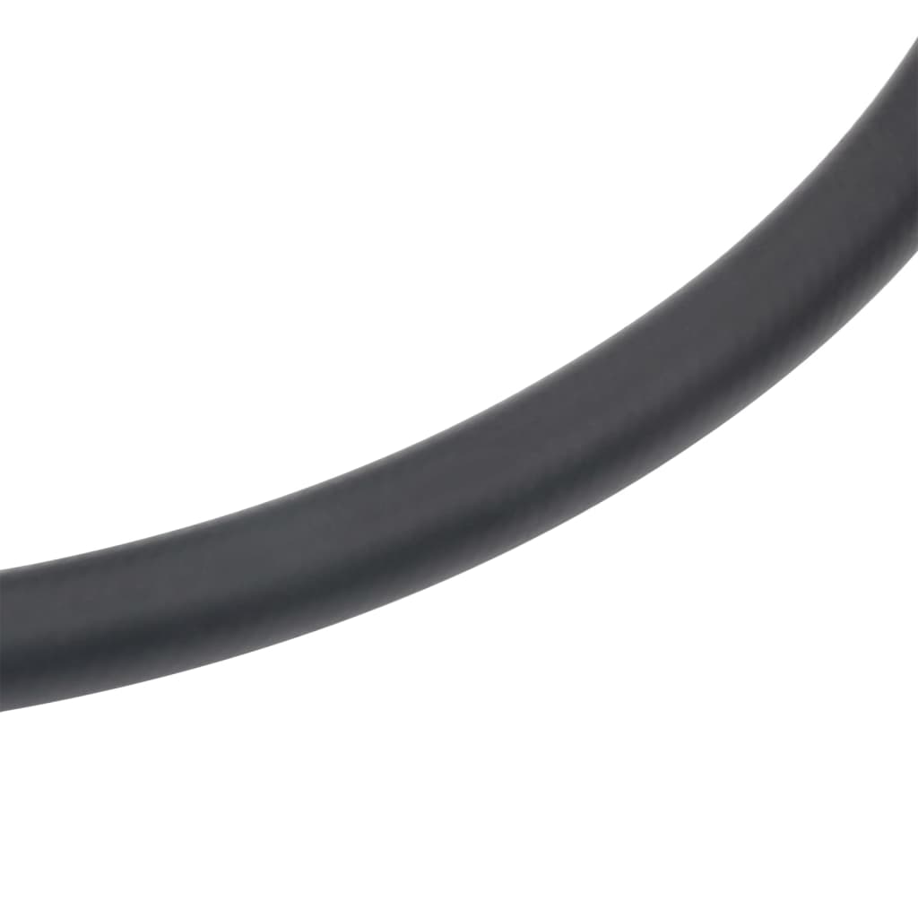 fekete gumi és PVC hibrid légtömlő 0,6" 2 m