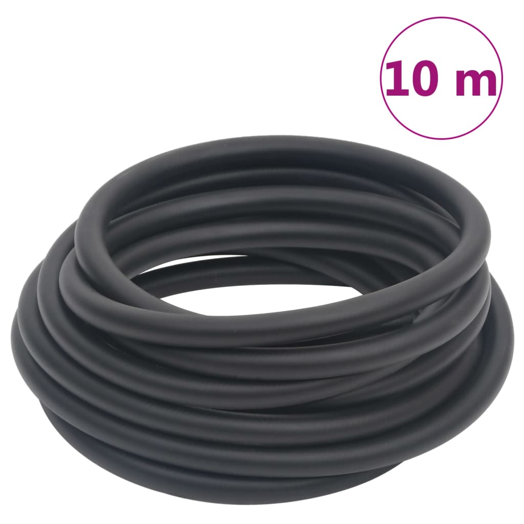 fekete gumi és PVC hibrid légtömlő 0,6" 10 m
