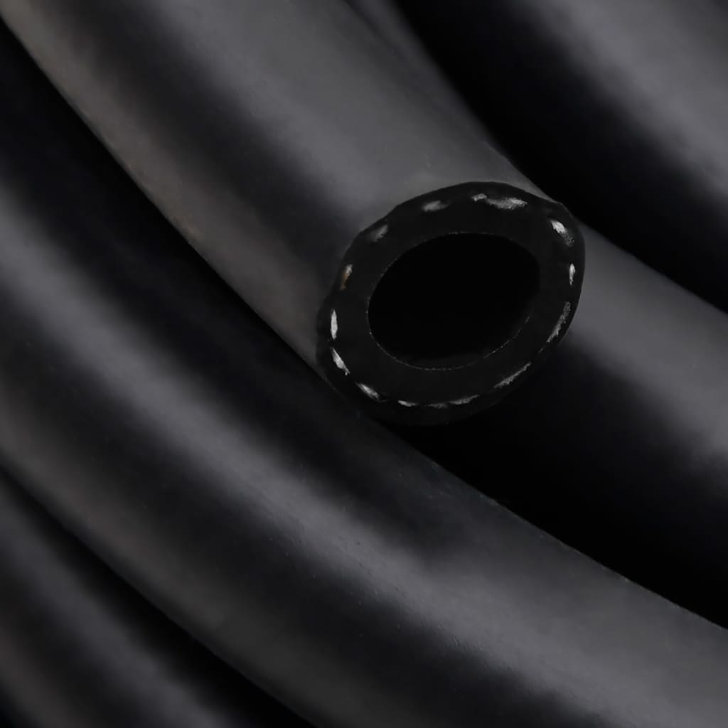 fekete gumi és PVC hibrid légtömlő 0,6" 10 m