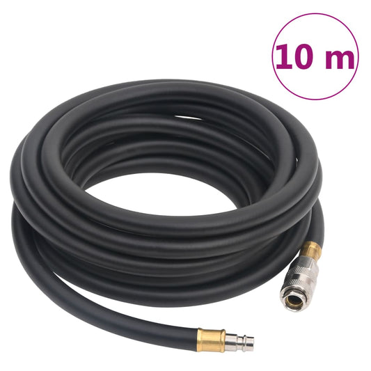 fekete gumi és PVC hibrid légtömlő 0,6" 10 m