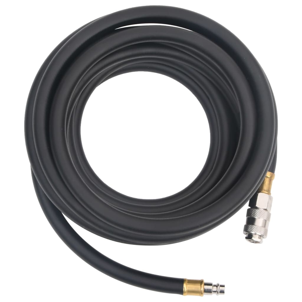fekete gumi és PVC hibrid légtömlő 0,6" 10 m