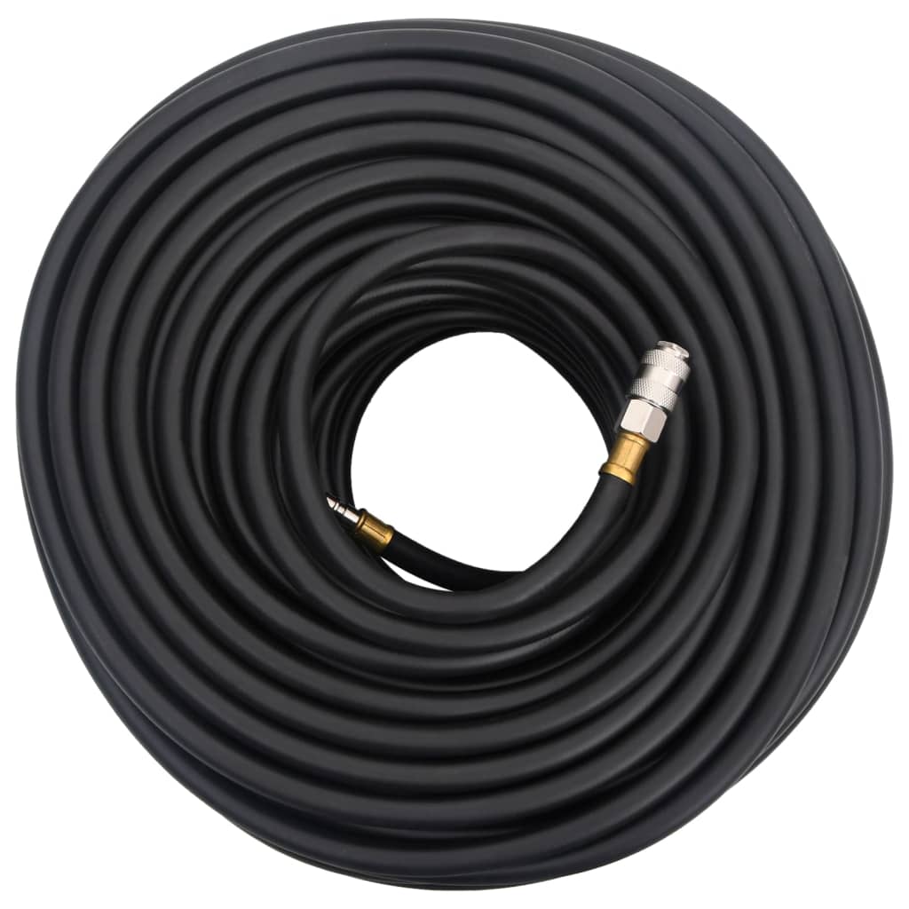 fekete gumi és PVC hibrid légtömlő 0,6" 20 m