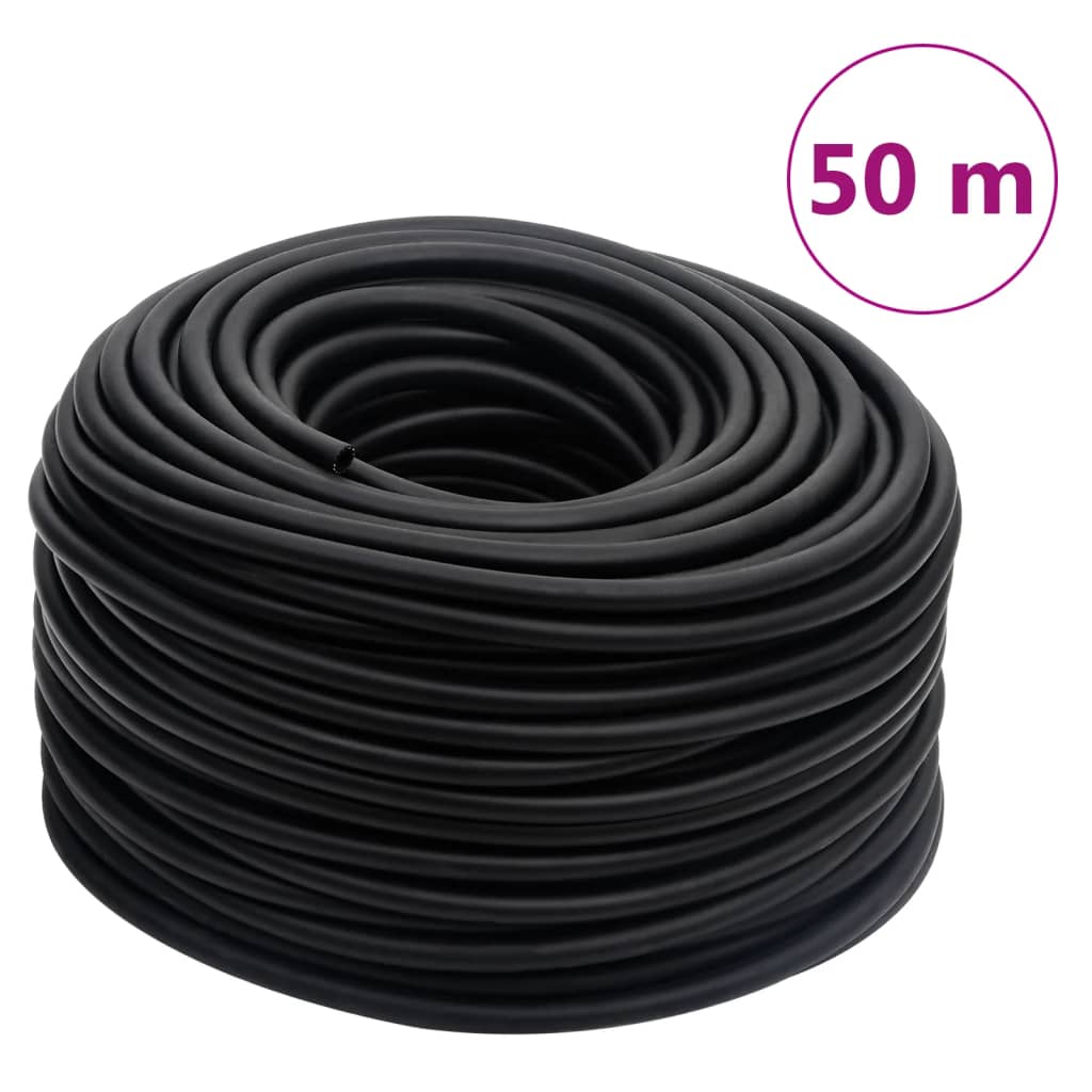fekete gumi és PVC hibrid légtömlő 0,6" 50 m