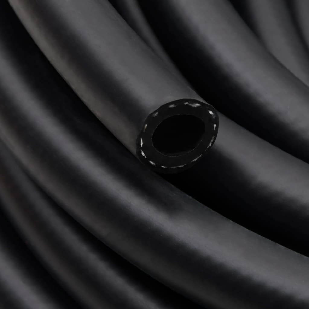 fekete gumi és PVC hibrid légtömlő 0,6" 100 m