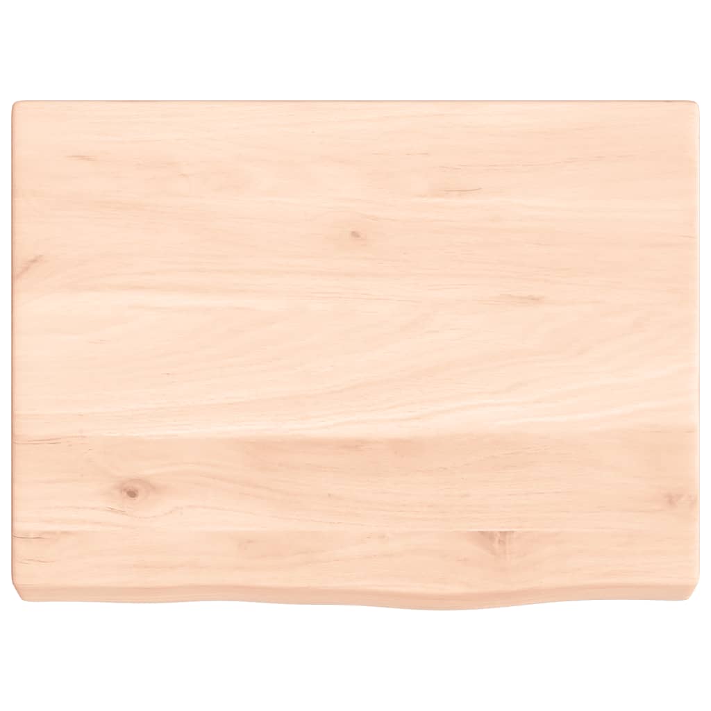 kezeletlen tömör fa fürdőszobai pult 40x30x(2-4) cm