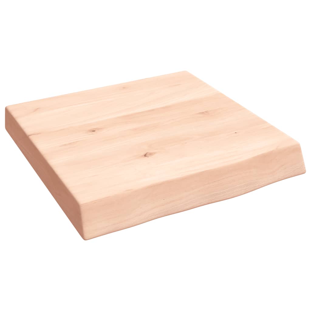 kezeletlen tömör fa fürdőszobai pult 40x40x(2-6) cm