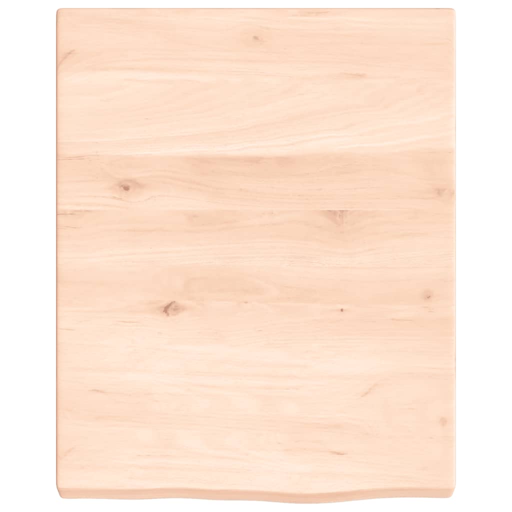 kezeletlen tömör fa fürdőszobai pult 40x50x(2-4) cm