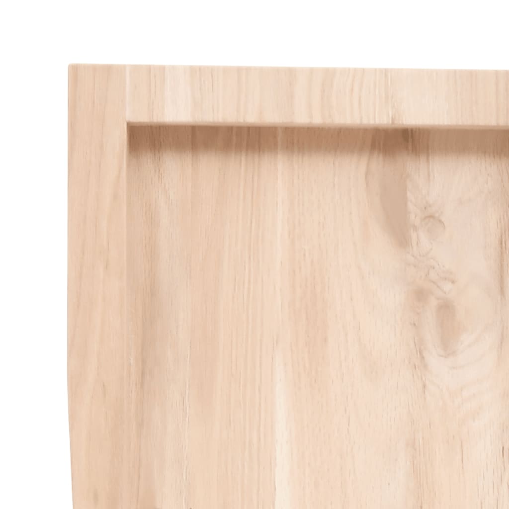 kezeletlen tömör fa fürdőszobai pult 40x60x(2-4) cm