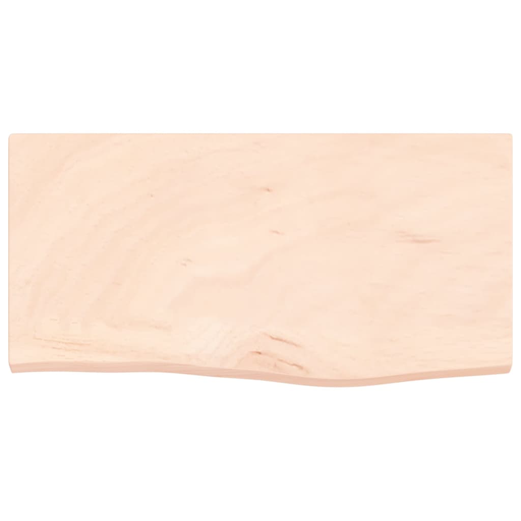 kezeletlen tömör fa fürdőszobai pult 60x30x2 cm