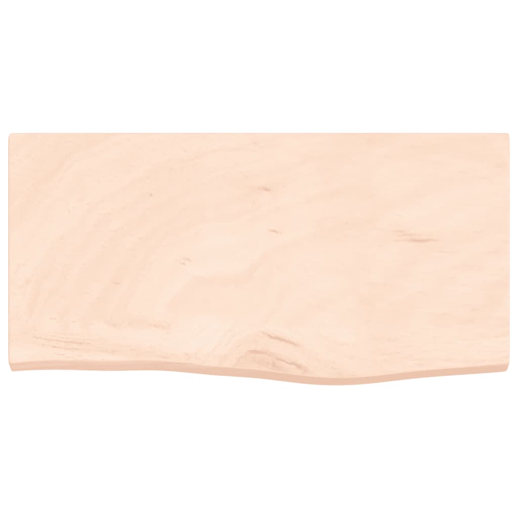kezeletlen tömör fa fürdőszobai pult 60x30x(2-4) cm