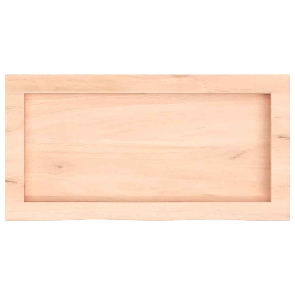 kezeletlen tömör fa fürdőszobai pult 60x30x(2-6) cm
